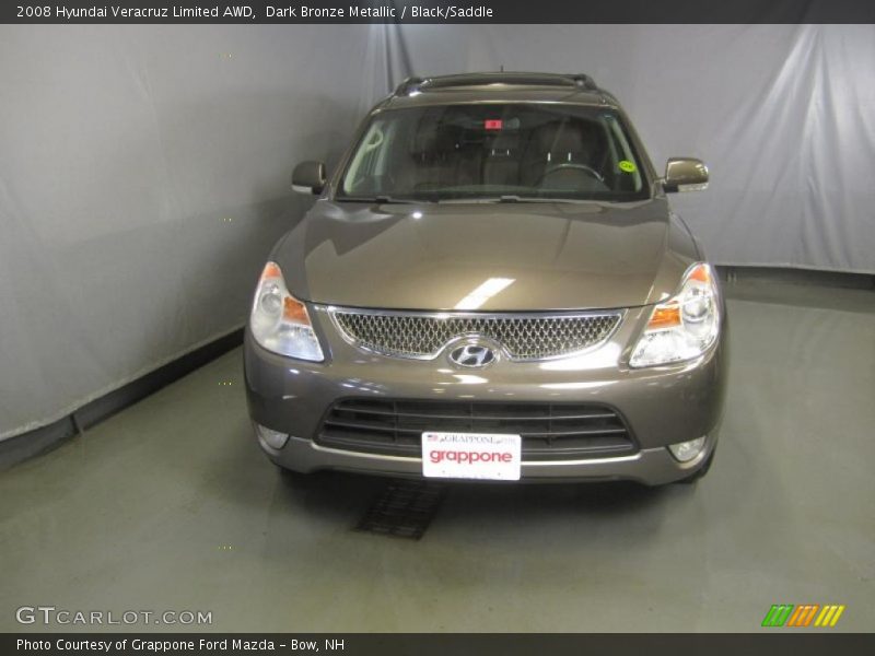 Dark Bronze Metallic / Black/Saddle 2008 Hyundai Veracruz Limited AWD