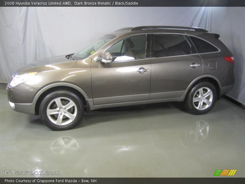 Dark Bronze Metallic / Black/Saddle 2008 Hyundai Veracruz Limited AWD
