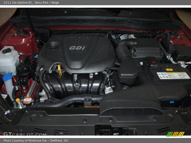 Spicy Red / Beige 2011 Kia Optima EX