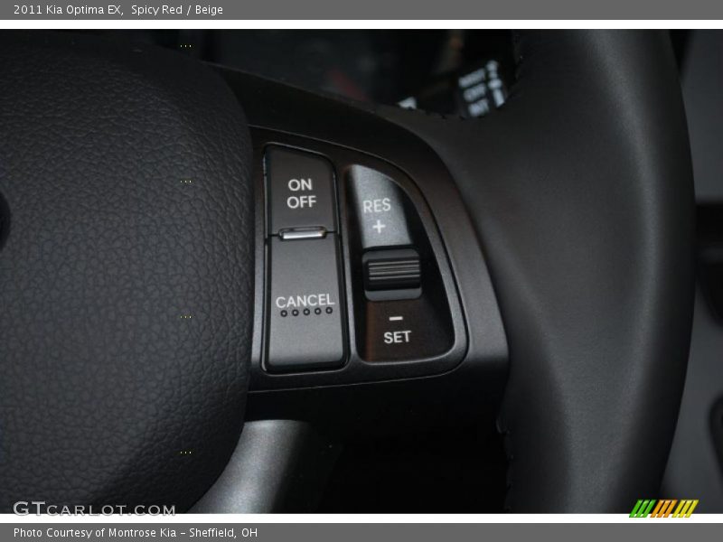 Spicy Red / Beige 2011 Kia Optima EX