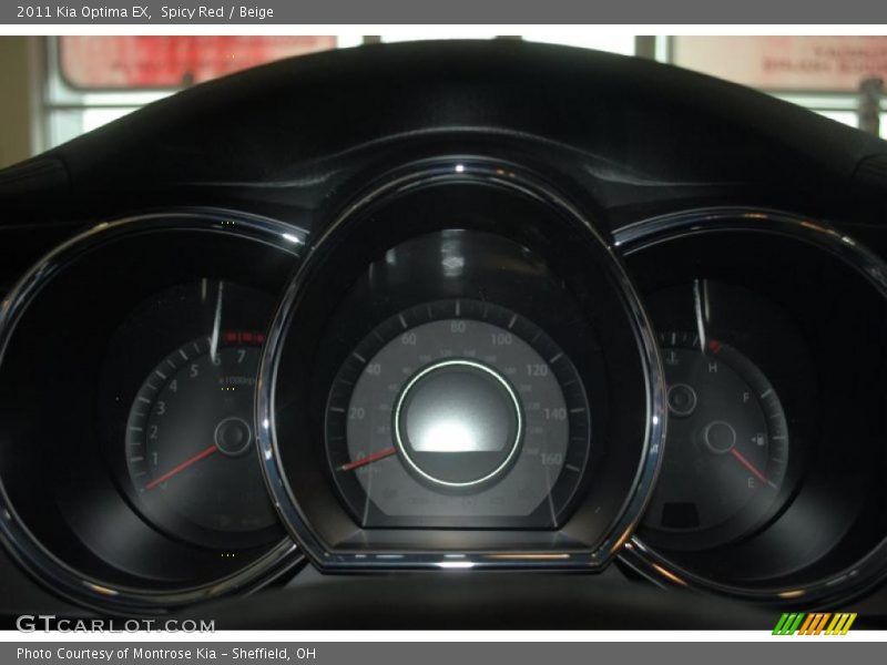 Spicy Red / Beige 2011 Kia Optima EX