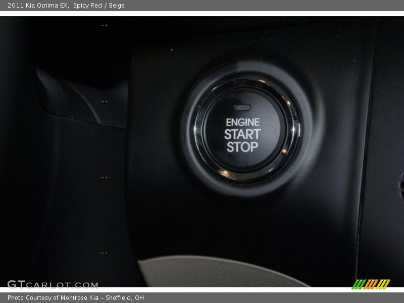 Spicy Red / Beige 2011 Kia Optima EX