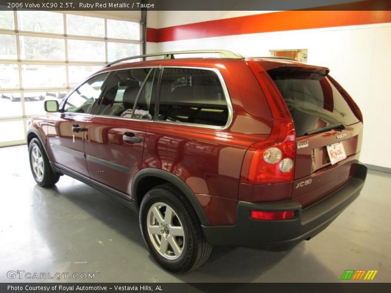 Ruby Red Metallic / Taupe 2006 Volvo XC90 2.5T