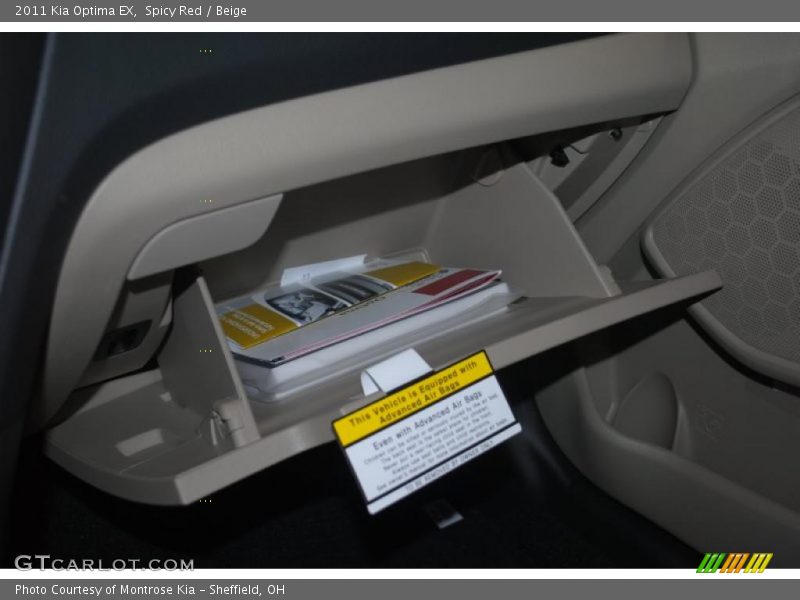 Spicy Red / Beige 2011 Kia Optima EX