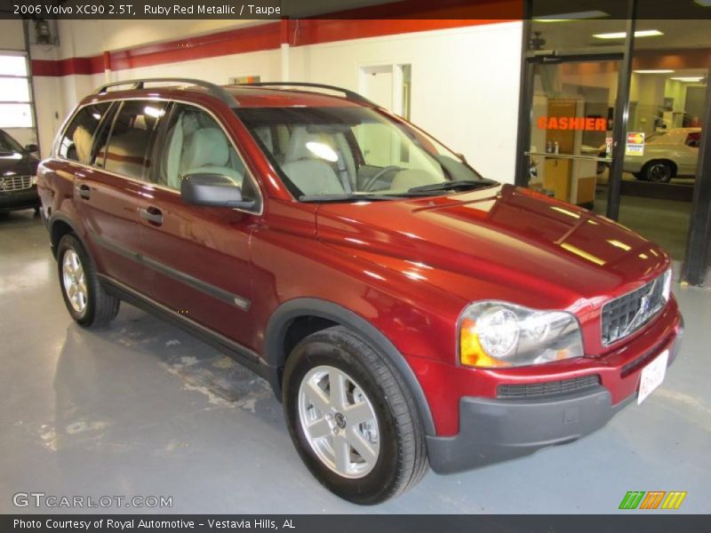 Ruby Red Metallic / Taupe 2006 Volvo XC90 2.5T