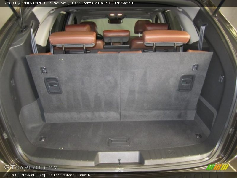 Dark Bronze Metallic / Black/Saddle 2008 Hyundai Veracruz Limited AWD