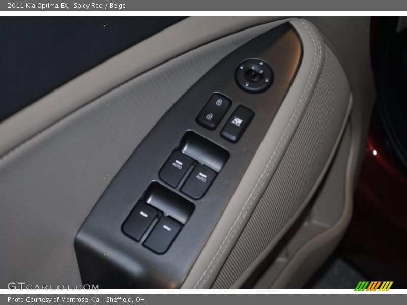 Spicy Red / Beige 2011 Kia Optima EX