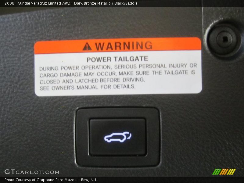 Dark Bronze Metallic / Black/Saddle 2008 Hyundai Veracruz Limited AWD