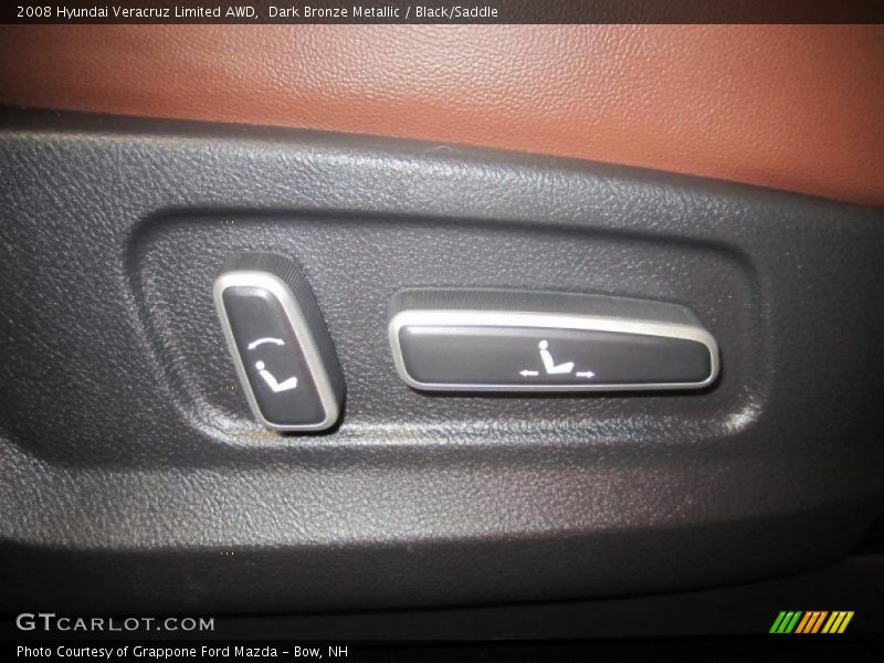 Dark Bronze Metallic / Black/Saddle 2008 Hyundai Veracruz Limited AWD