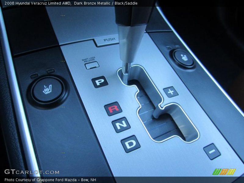 Dark Bronze Metallic / Black/Saddle 2008 Hyundai Veracruz Limited AWD