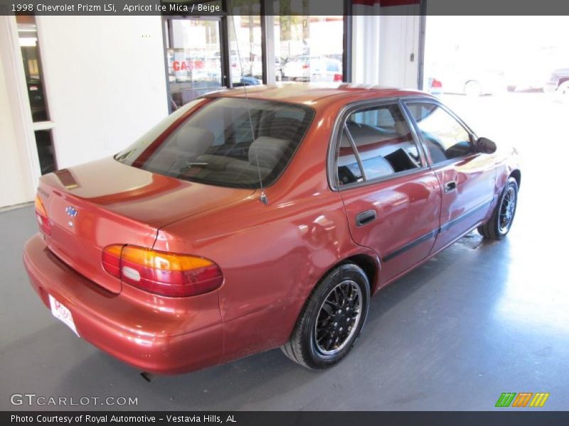 Apricot Ice Mica / Beige 1998 Chevrolet Prizm LSi
