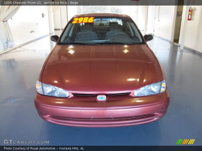 Apricot Ice Mica / Beige 1998 Chevrolet Prizm LSi