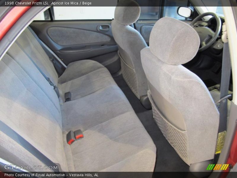  1998 Prizm LSi Beige Interior