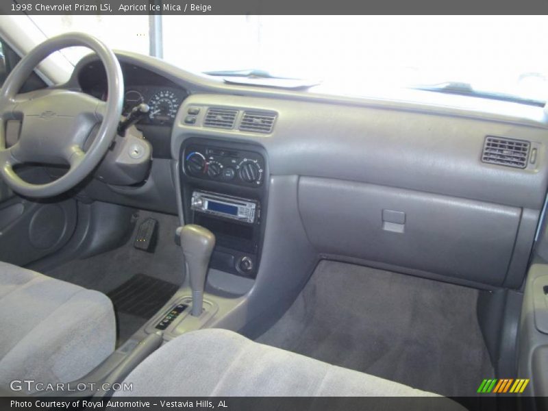 Dashboard of 1998 Prizm LSi