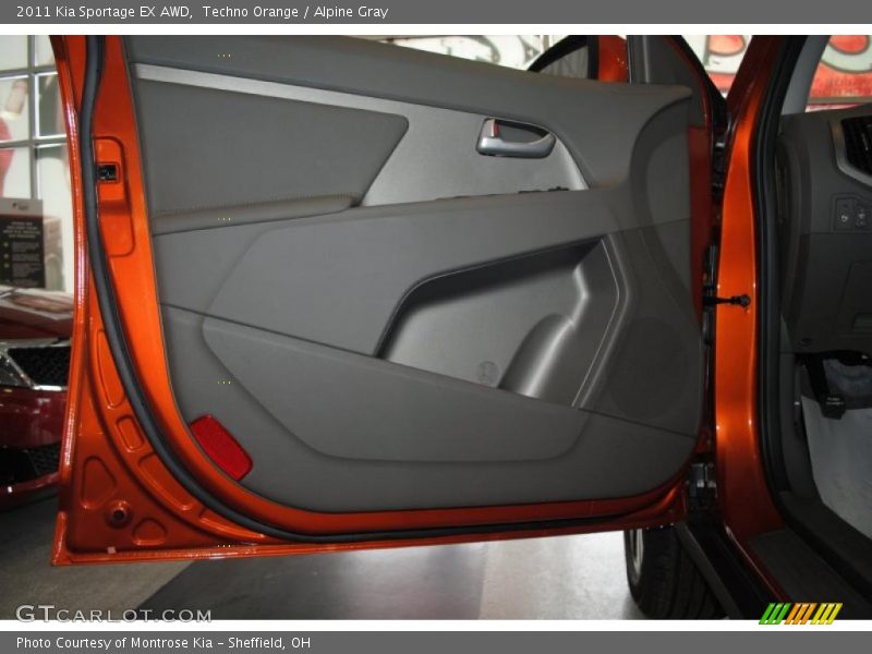 Techno Orange / Alpine Gray 2011 Kia Sportage EX AWD