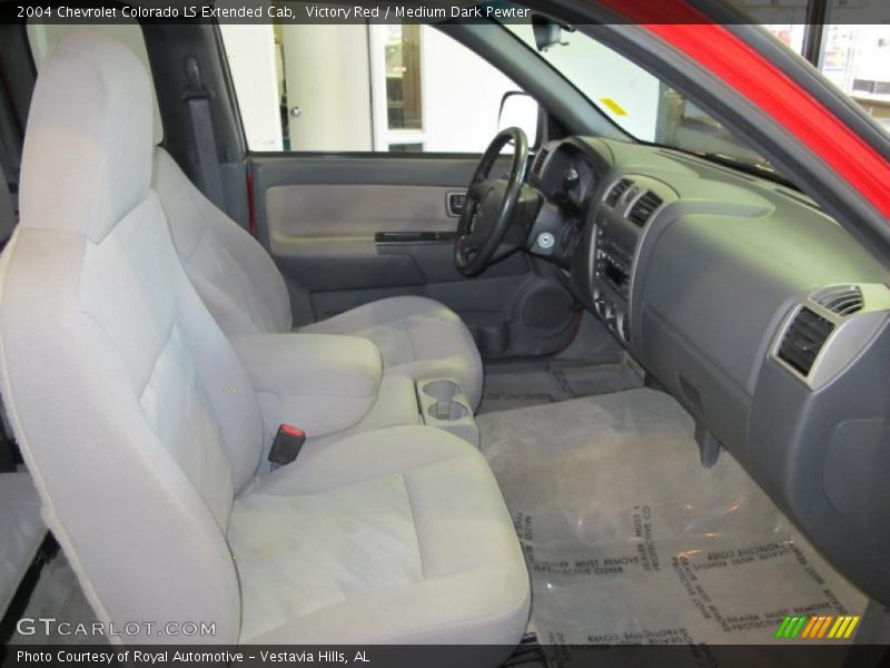 Victory Red / Medium Dark Pewter 2004 Chevrolet Colorado LS Extended Cab