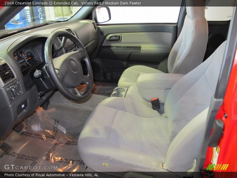 Victory Red / Medium Dark Pewter 2004 Chevrolet Colorado LS Extended Cab