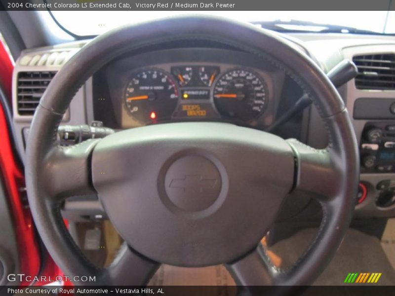 Victory Red / Medium Dark Pewter 2004 Chevrolet Colorado LS Extended Cab