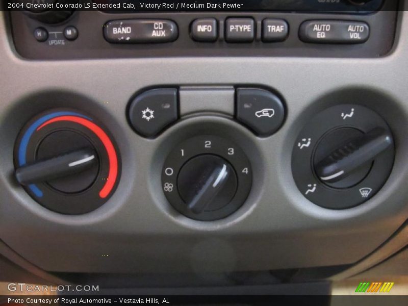 Victory Red / Medium Dark Pewter 2004 Chevrolet Colorado LS Extended Cab