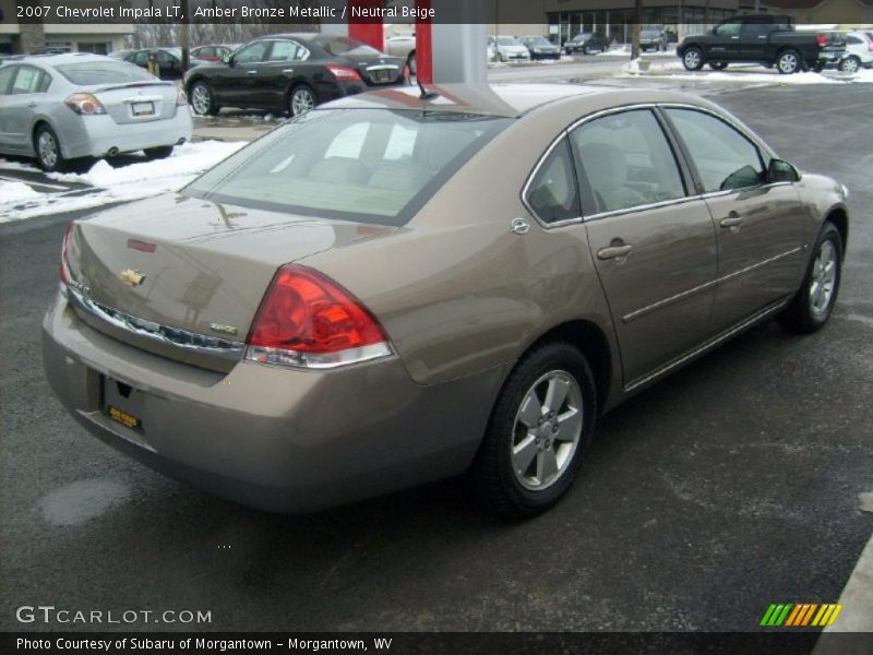Amber Bronze Metallic / Neutral Beige 2007 Chevrolet Impala LT