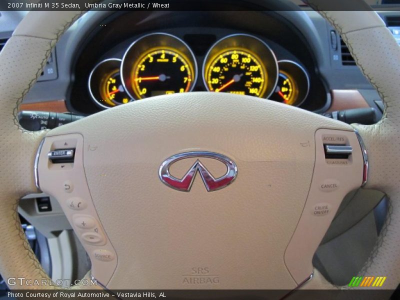 Umbria Gray Metallic / Wheat 2007 Infiniti M 35 Sedan