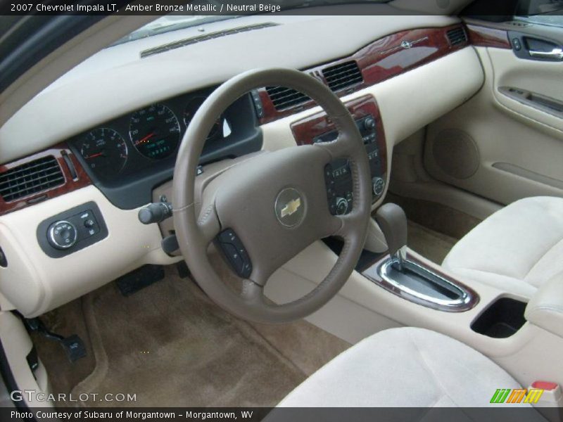 Amber Bronze Metallic / Neutral Beige 2007 Chevrolet Impala LT
