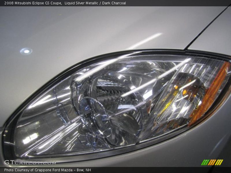 Liquid Silver Metallic / Dark Charcoal 2008 Mitsubishi Eclipse GS Coupe