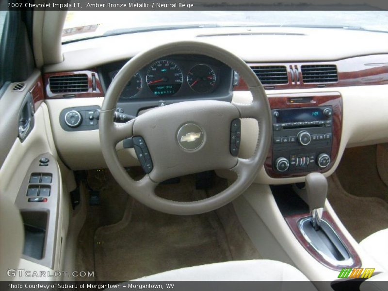 Amber Bronze Metallic / Neutral Beige 2007 Chevrolet Impala LT