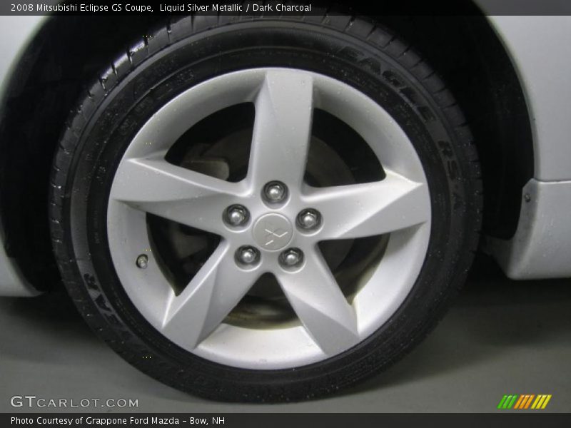 Liquid Silver Metallic / Dark Charcoal 2008 Mitsubishi Eclipse GS Coupe
