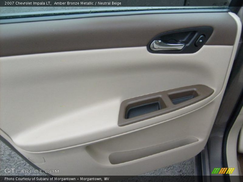 Amber Bronze Metallic / Neutral Beige 2007 Chevrolet Impala LT