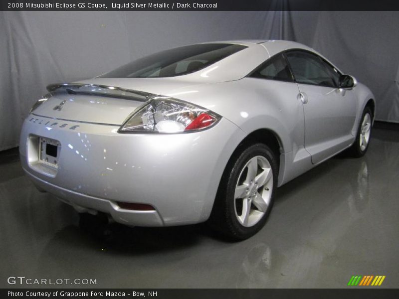 Liquid Silver Metallic / Dark Charcoal 2008 Mitsubishi Eclipse GS Coupe