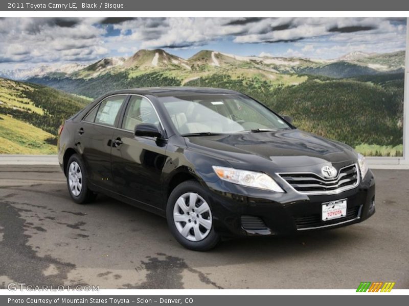 Black / Bisque 2011 Toyota Camry LE