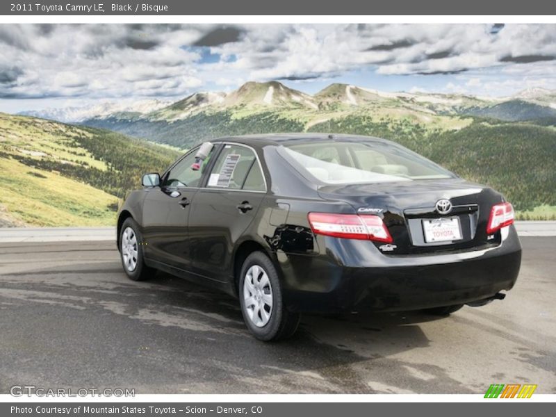 Black / Bisque 2011 Toyota Camry LE