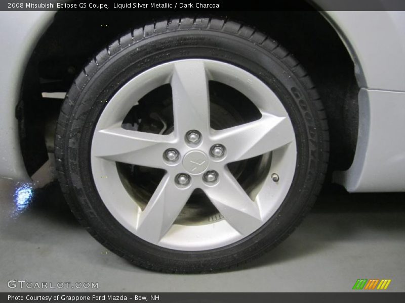 Liquid Silver Metallic / Dark Charcoal 2008 Mitsubishi Eclipse GS Coupe