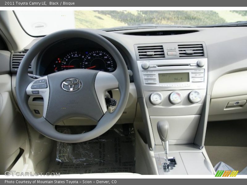 Black / Bisque 2011 Toyota Camry LE