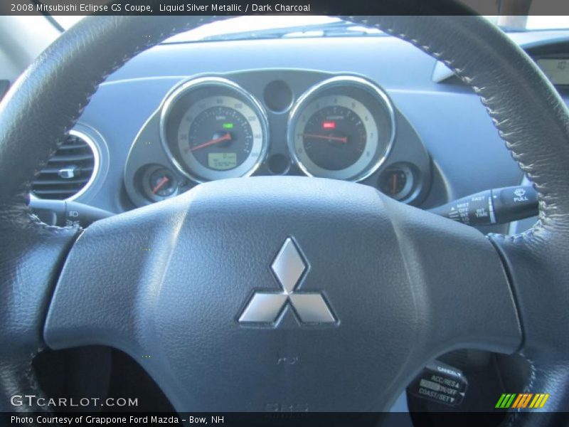 Liquid Silver Metallic / Dark Charcoal 2008 Mitsubishi Eclipse GS Coupe