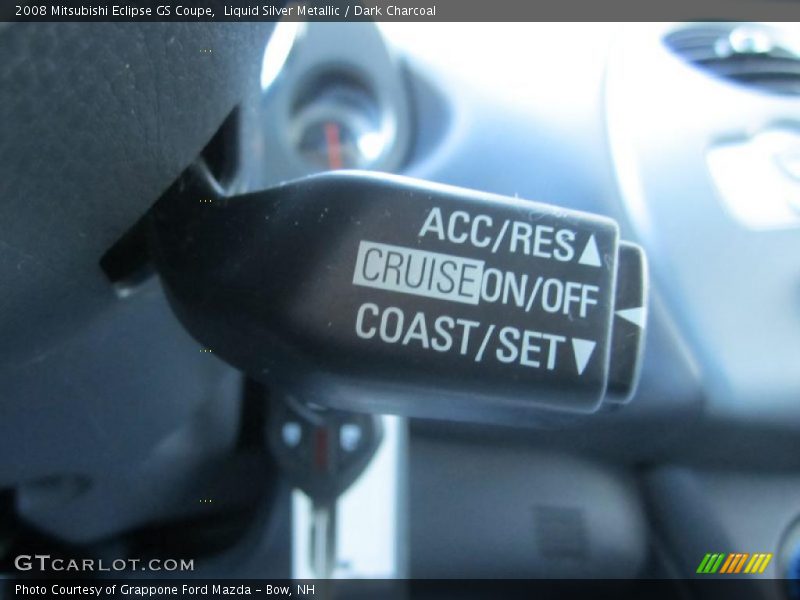 Liquid Silver Metallic / Dark Charcoal 2008 Mitsubishi Eclipse GS Coupe