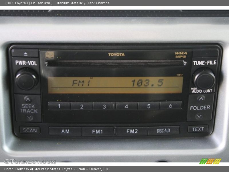 Titanium Metallic / Dark Charcoal 2007 Toyota FJ Cruiser 4WD