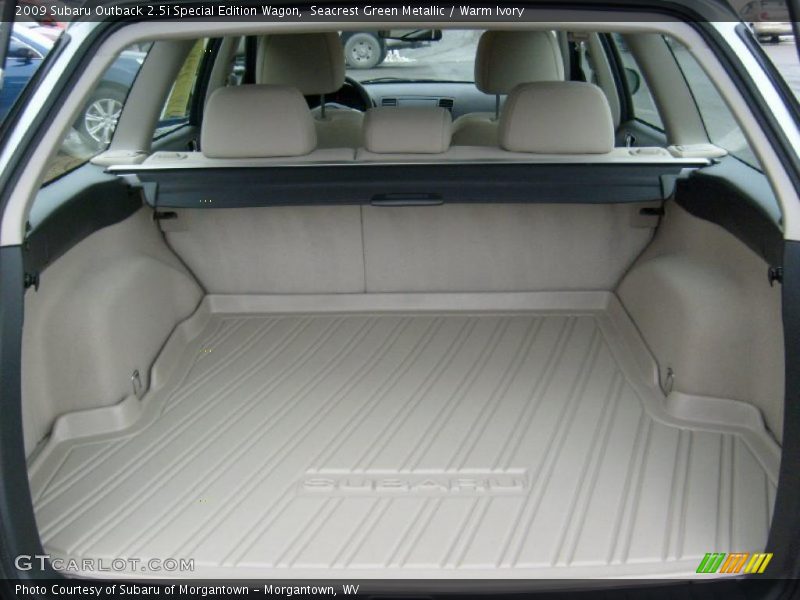 Seacrest Green Metallic / Warm Ivory 2009 Subaru Outback 2.5i Special Edition Wagon