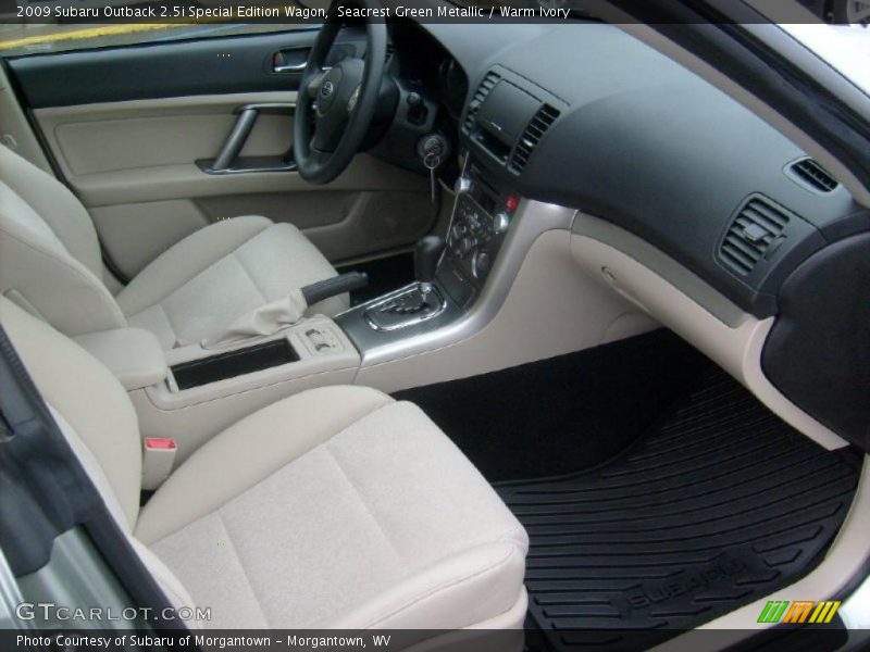 Seacrest Green Metallic / Warm Ivory 2009 Subaru Outback 2.5i Special Edition Wagon