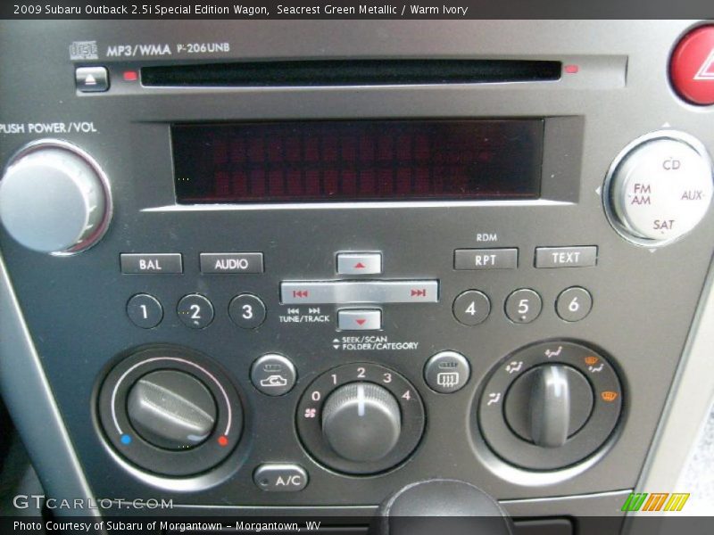 Seacrest Green Metallic / Warm Ivory 2009 Subaru Outback 2.5i Special Edition Wagon