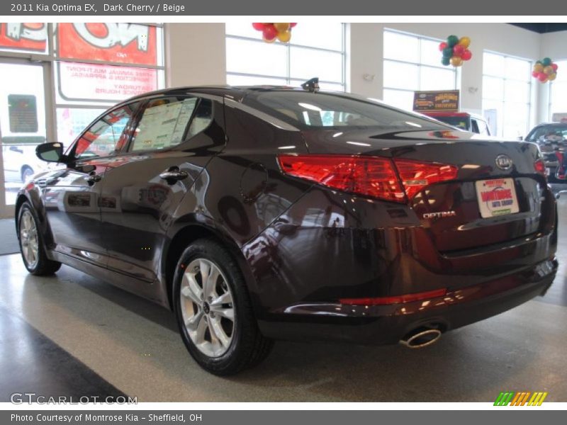 Dark Cherry / Beige 2011 Kia Optima EX