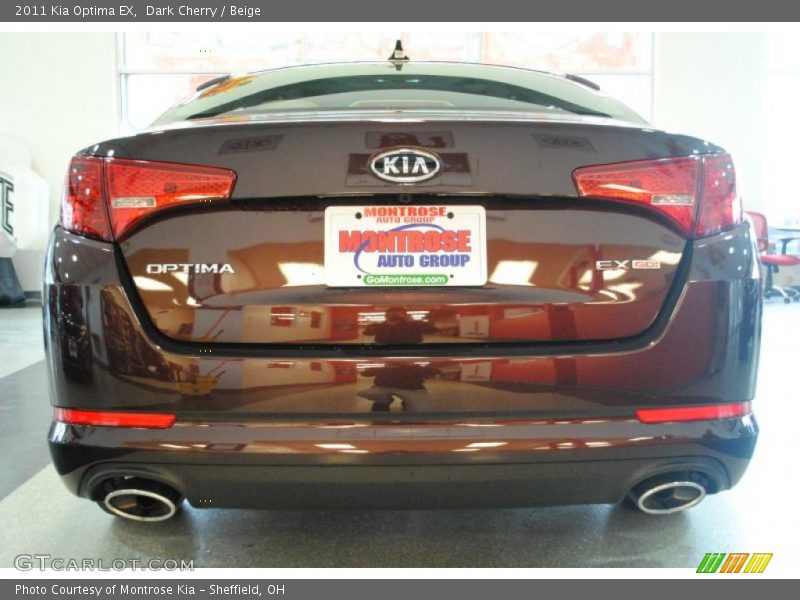 Dark Cherry / Beige 2011 Kia Optima EX