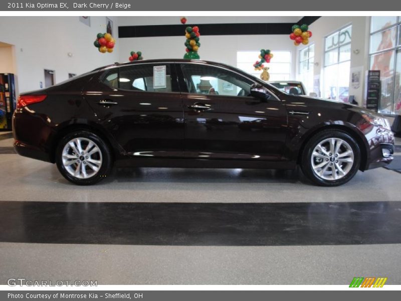 Dark Cherry / Beige 2011 Kia Optima EX