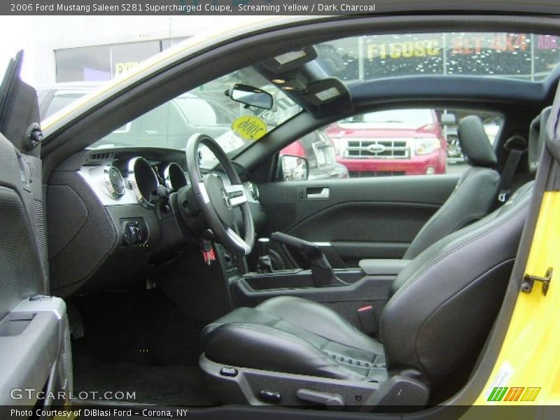 Screaming Yellow / Dark Charcoal 2006 Ford Mustang Saleen S281 Supercharged Coupe