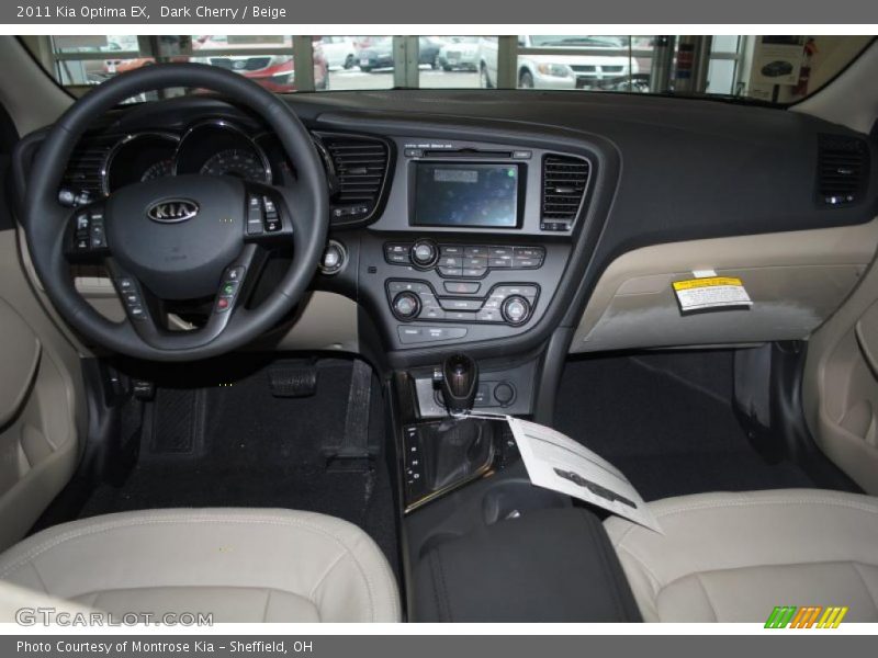 Dark Cherry / Beige 2011 Kia Optima EX