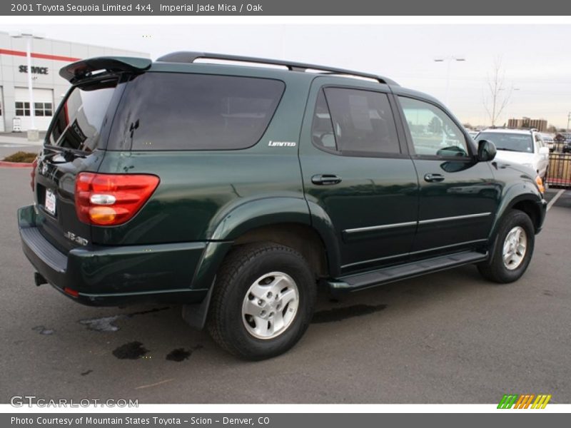 Imperial Jade Mica / Oak 2001 Toyota Sequoia Limited 4x4