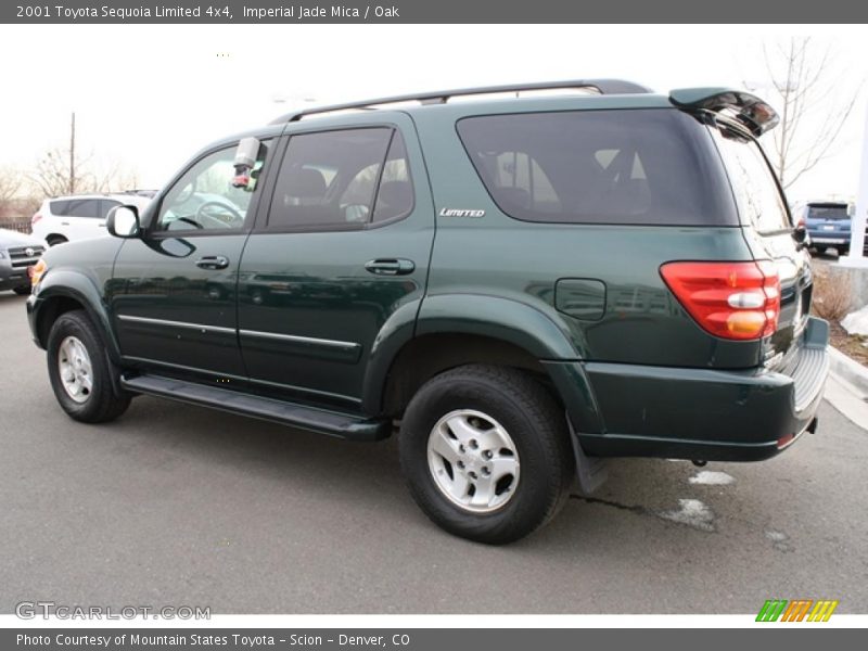 Imperial Jade Mica / Oak 2001 Toyota Sequoia Limited 4x4