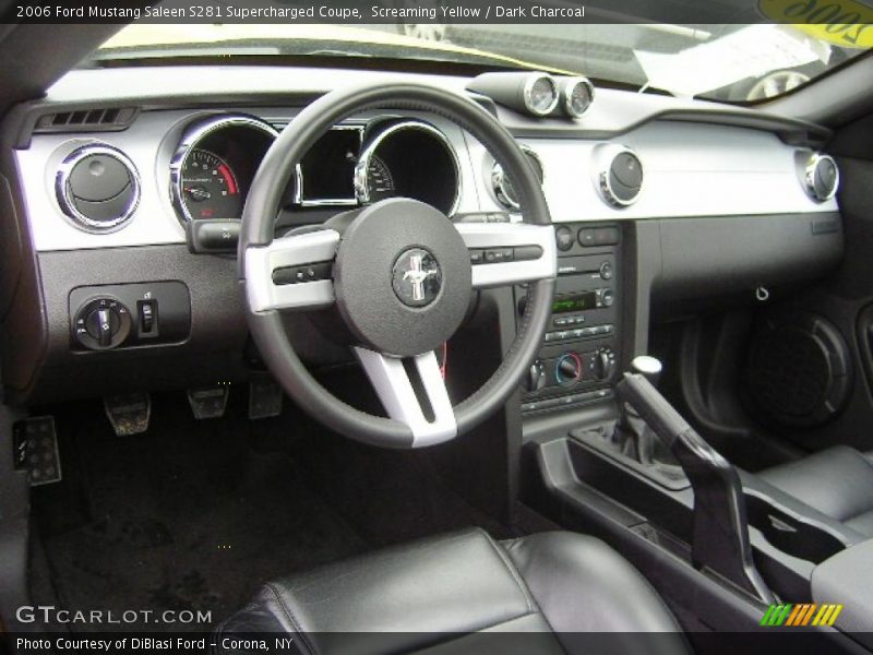 Screaming Yellow / Dark Charcoal 2006 Ford Mustang Saleen S281 Supercharged Coupe