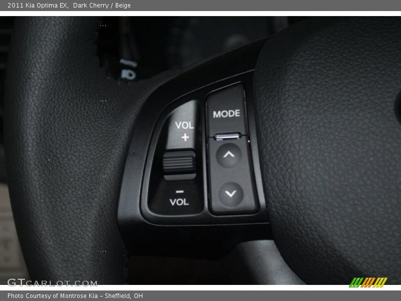 Dark Cherry / Beige 2011 Kia Optima EX